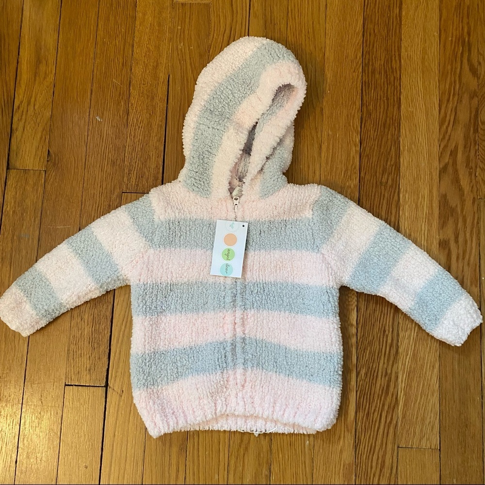 Angel Dear Zip Sweater 6-12m NWT